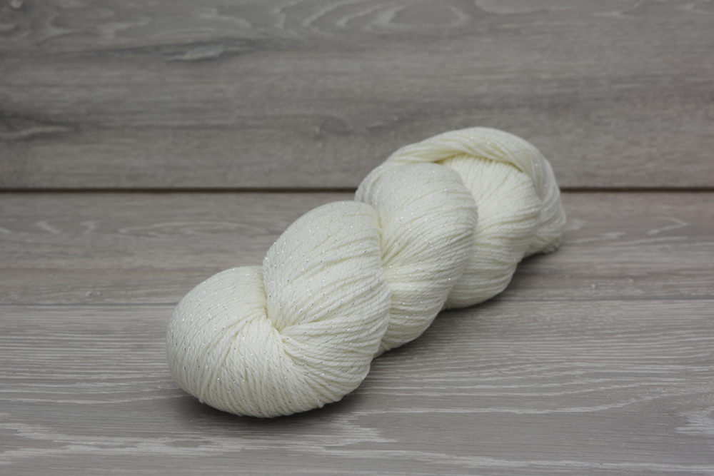 Sock Weight STARDUST 75% Extrafine Superwash Merino 20% Nylon 5% Silver Lurex 1 x 100g Hank